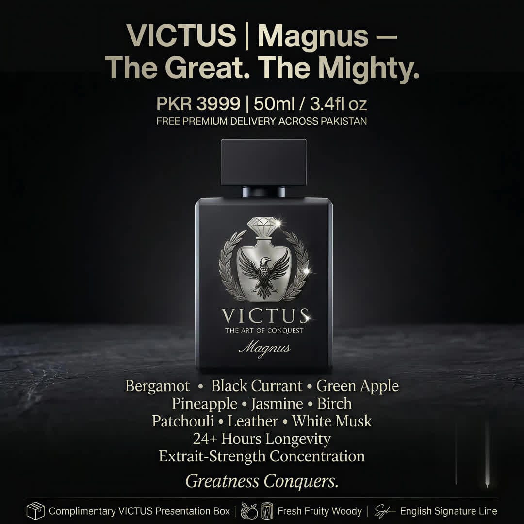 VICTUS Magnus  SIGNATUR  — Extrait de Parfum | 24+ Hour Longevity
