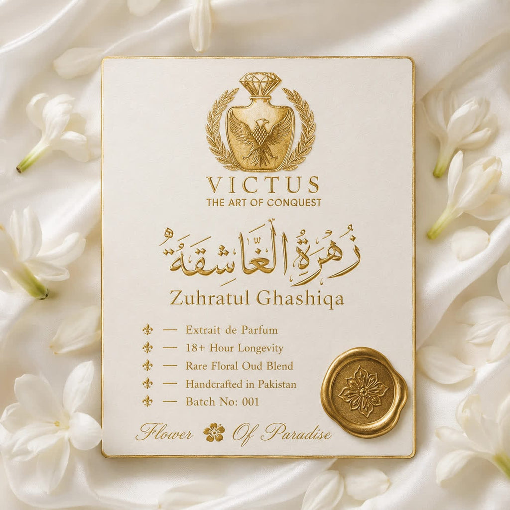 VICTUS زهرة الغاشقة — Extrait de Parfum | 30% Oil Concentration | 24+ Hour Longevity | Jannat Ka Phool | For The Divine